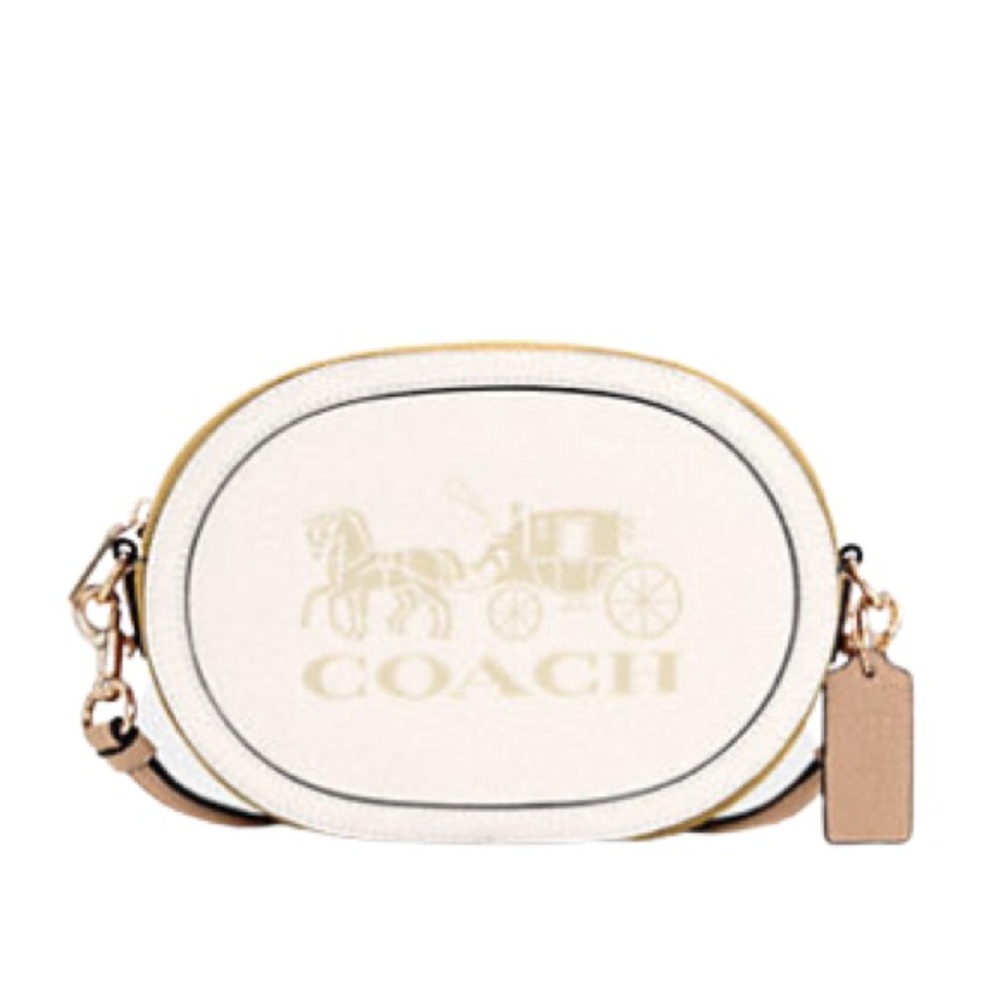COACH CAMERA BAG IN COLORBLOCK WITH HORSE AND CARRIAGE
